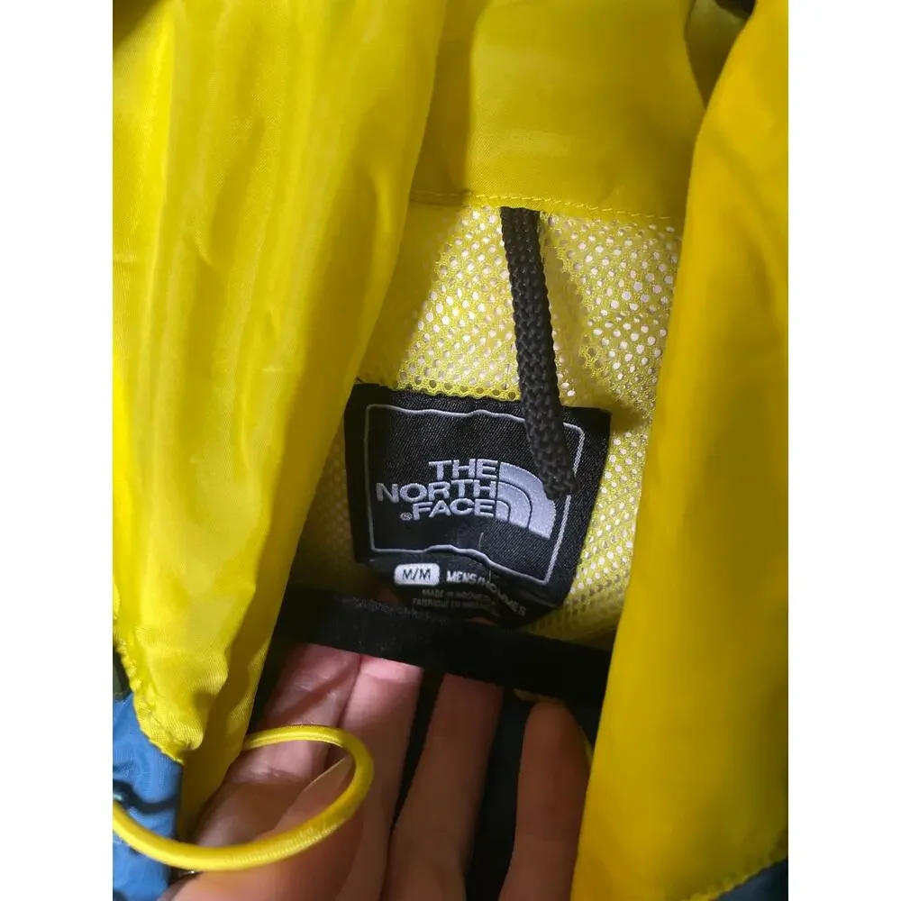 The North Face Resolve Windbreaker Rain Hooded Jacket Waterproof Blue Men's M